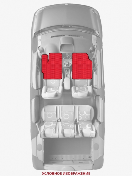 ЭВА коврики «Queen Lux» передние для Tesla Model Y